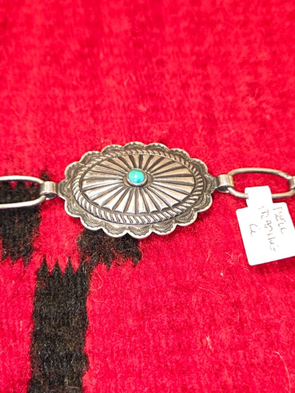1960's Small Link Concho Belt from The Bell Trading Co. - Picture 3 of 6